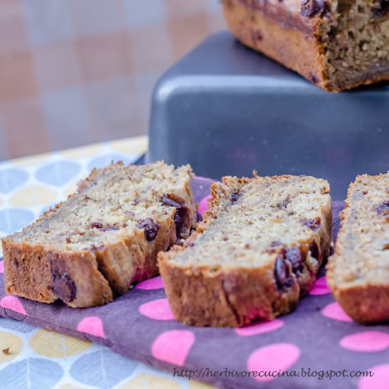 Banana Chocolate Bread - Recipe photo by Herbivore Cucina