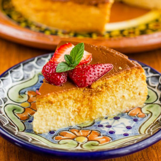 Cream cheese flan - Recipe photo by cocinamuyfacil