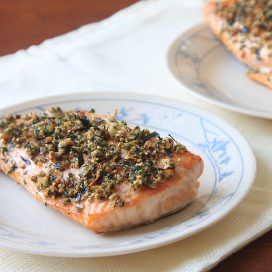 Nori crusted salmon - Recipe photo by day7kitchen