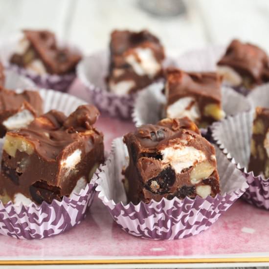 Rocky Road Fudge - Recipe photo by biancagarcia