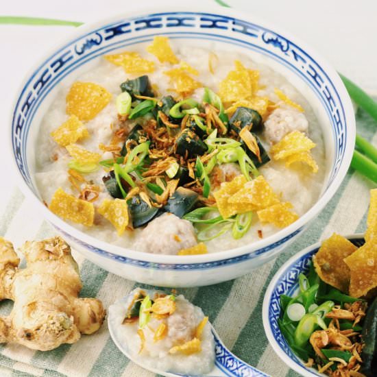Pork Congee - Recipe photo by gourmetconviction