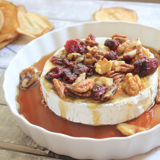 Baked Brie and Pear Chips - Recipe photo by Easytoddlermeals