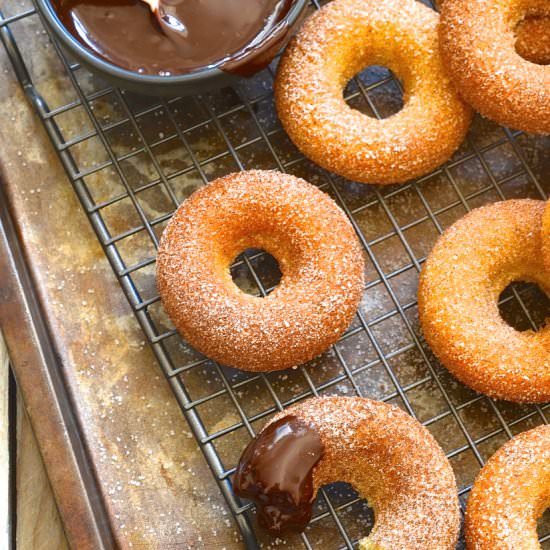 Baked cinnamon doughnuts - Recipe photo by Bibbyskitchenat36