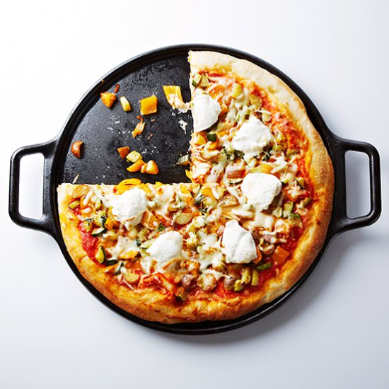 Roasted Vegetable and Ricotta Pizza - Recipe photo by BiteMeMore