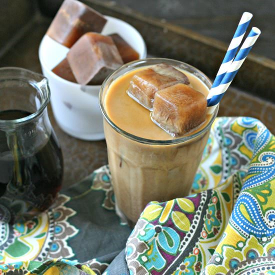 Mocha Ice Cubes for Iced Coffee - Recipe photo by EverydayMaven