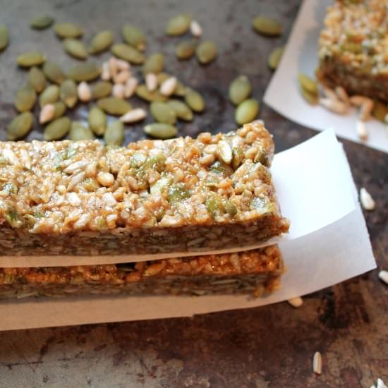 Chewy Honey Granola Bars - Recipe photo by healingwholenutrition
