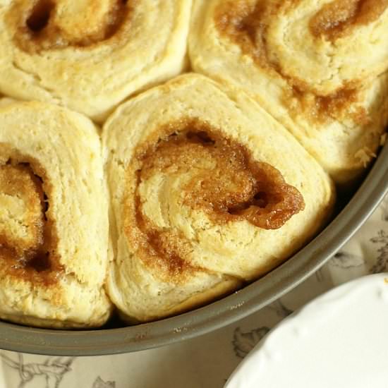 Quick Cinnamon Rolls - Recipe photo by breadandwithit