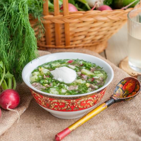 Okroshka – Cold Summer Soup - Recipe photo by Gastro Senses