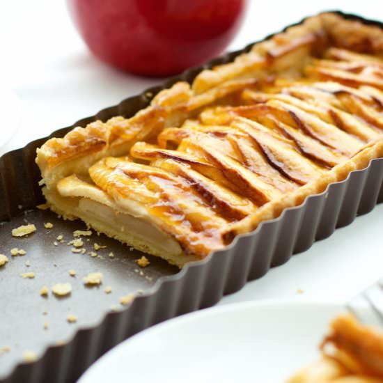 French Apple Tart - Recipe photo by finefreshfood