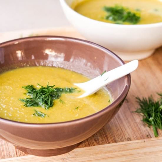 Vegan Creamy Asparagus Soup - Recipe photo by avocadopesto