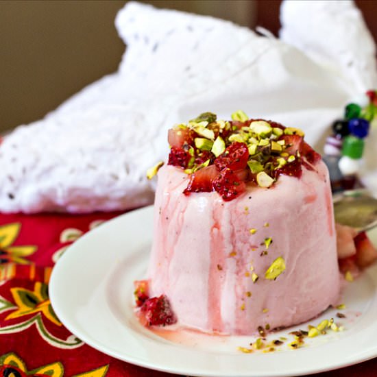 Strawberry Rose Kulfi - Recipe photo by onlinepastrychef