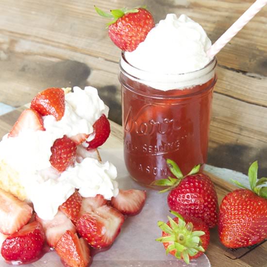 Strawberry Shortcake Moonshine - Recipe photo by PinkHeelsPinkTruck