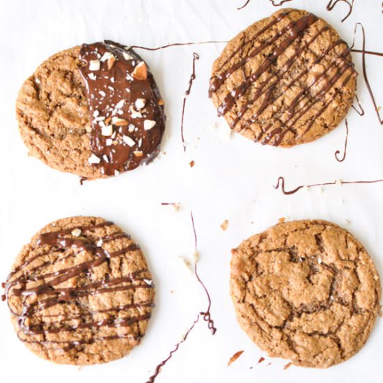 Flourless Almond Butter Cookies - Recipe photo by mypurplespoon
