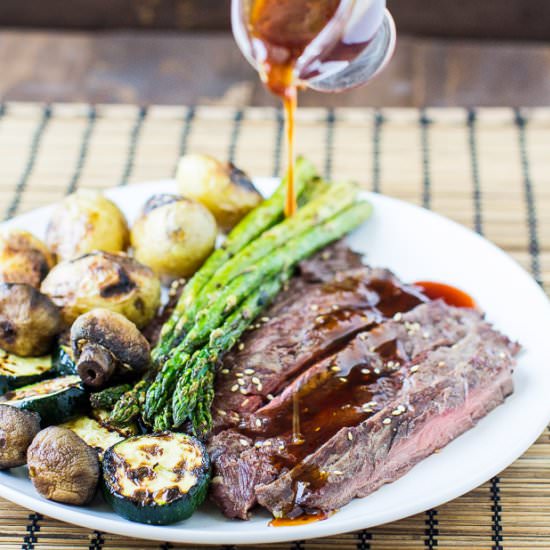 Hibachi Steak with Wasabi Potatoes - Recipe photo by culinaryhill