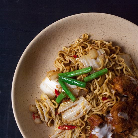 Indian Fried Noodles - Recipe photo by atika