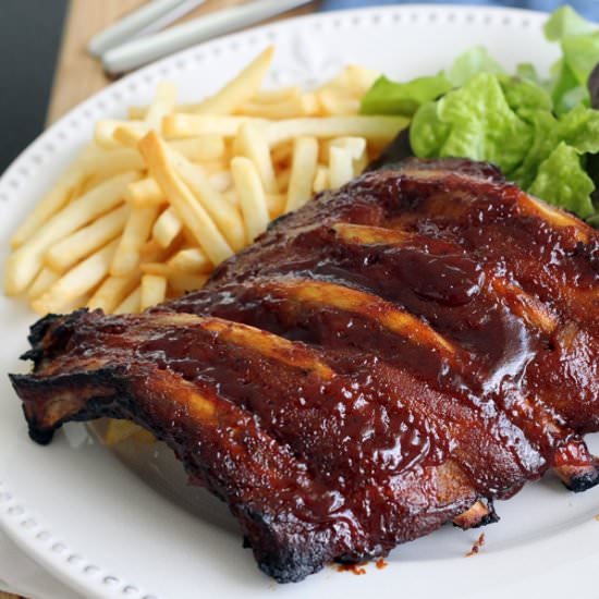 Sticky Baby Back Ribs - Recipe photo by ToFoodwithLove
