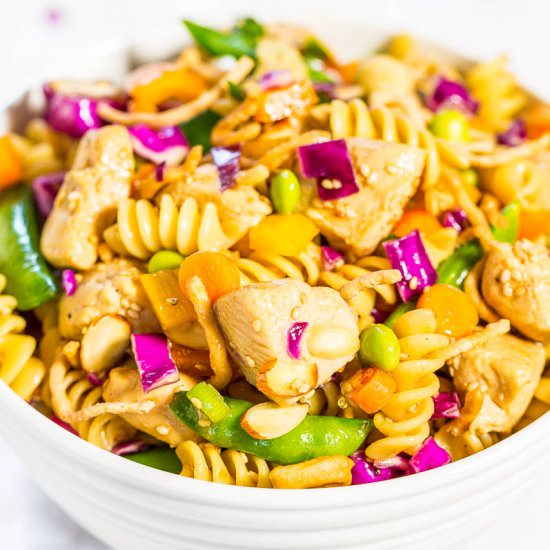 Chinese Chicken Pasta Salad - Recipe photo by Averie