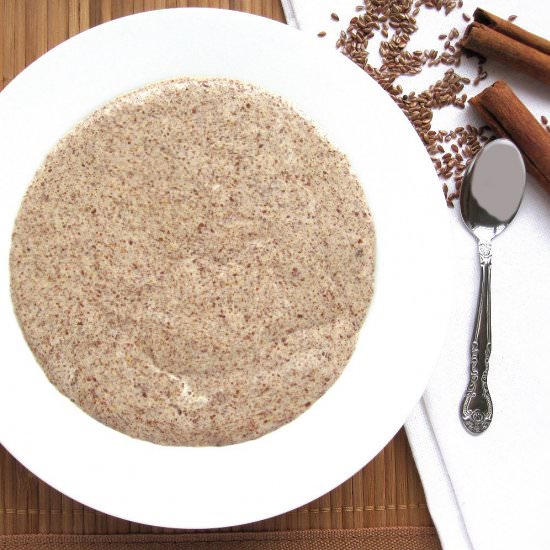 Low Carb Flaxseed Cinnamon Porridge - Recipe photo by dietplan-101