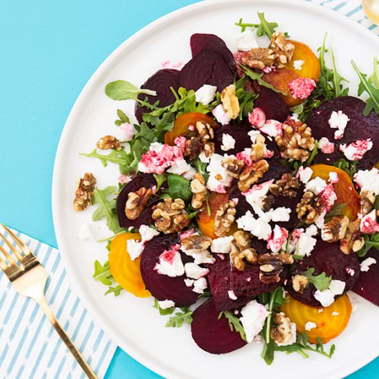 Beet and Goat Cheese Salad - Recipe photo by sarahhearts