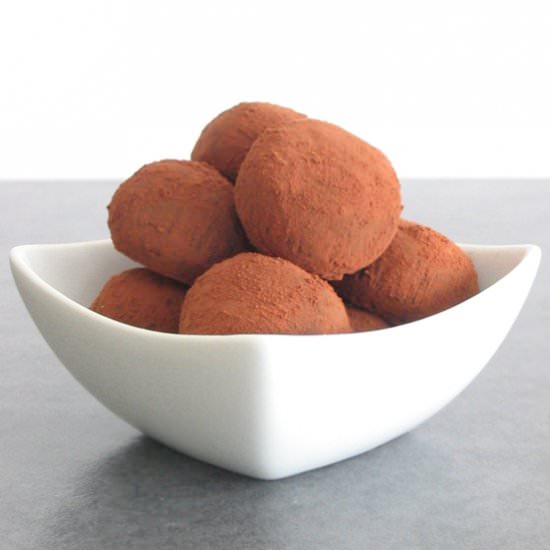 3-Ingredient Chocolate Truffles - Recipe photo by sliceofkitchenlife