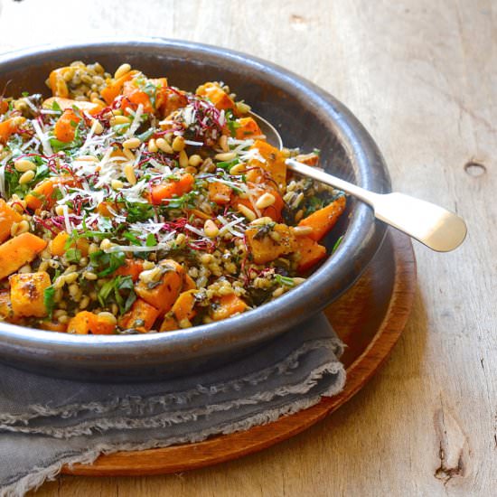 Butternut and Barley Risotto - Recipe photo by Bibbyskitchenat36
