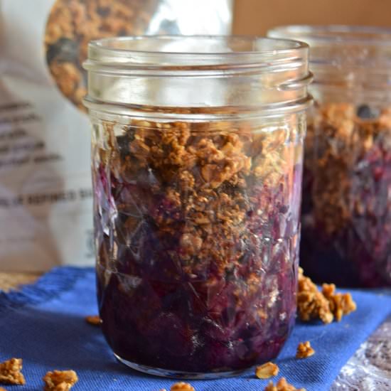 Individual Blueberry Crisp - Recipe photo by youreananimal
