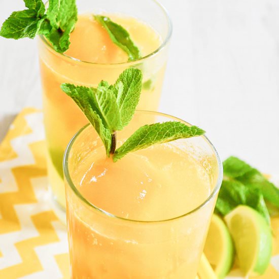 Mango Mojito Sorbet Floats - Recipe photo by Cakes By Chichi