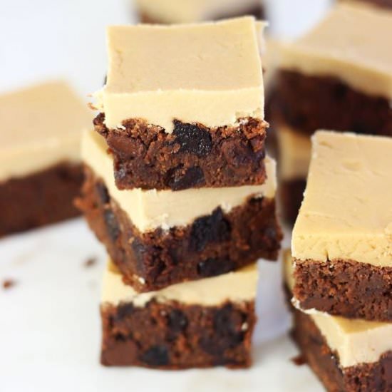 Bourbon Cherry Brownies - Recipe photo by thegoldlininggirl