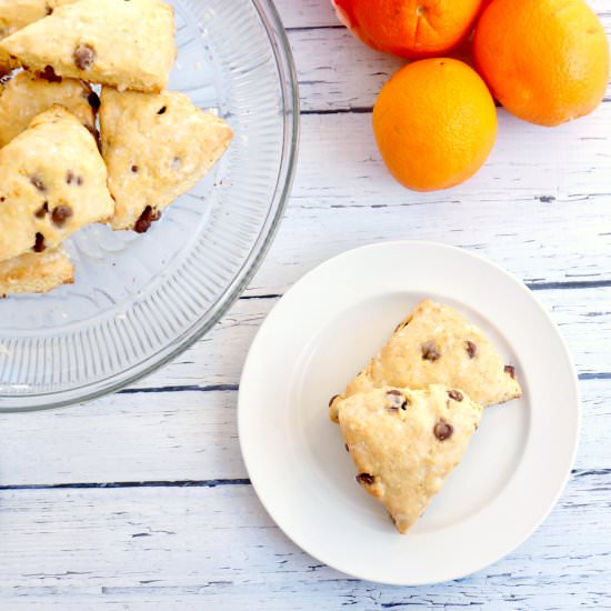 Orange Chocolate Chip Scones - Recipe photo by thepintertestkitchen