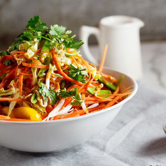 Shredded Thai chicken salad - Recipe photo by Simply Delicious