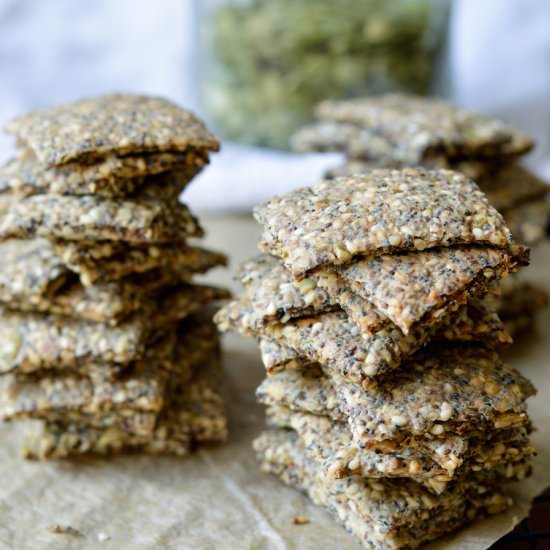 Chia Crackers - Recipe photo by Nyoutritious
