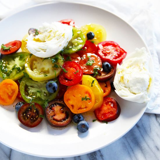 Heirloom Tomato Salad - Recipe photo by littlebigh