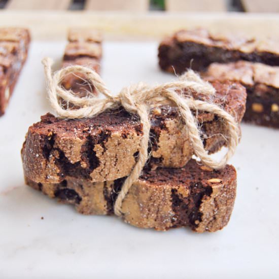 Double Chocolate Mocha Biscotti - Recipe photo by SweetSimpleKitchen
