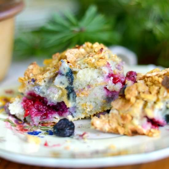 Simple Fruit & Berry Pancake Crunch - Recipe photo by Shari Lynne