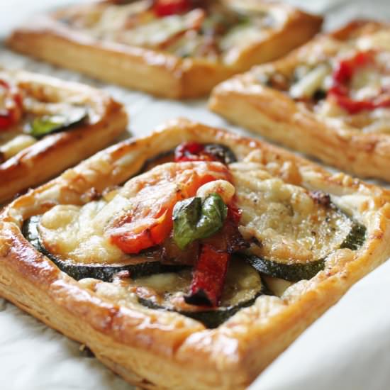 Sweet Onion, Zuccini & Cheese Tart - Recipe photo by EatDrinkCook