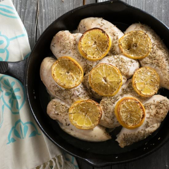 Lemon Rosemary Chicken Breasts - Recipe photo by findingjoy