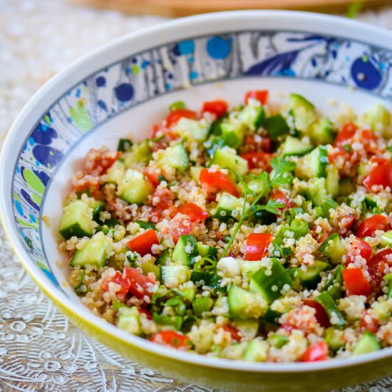 Quinoa Tabbouleh Salad - Recipe photo by ChefDeHome