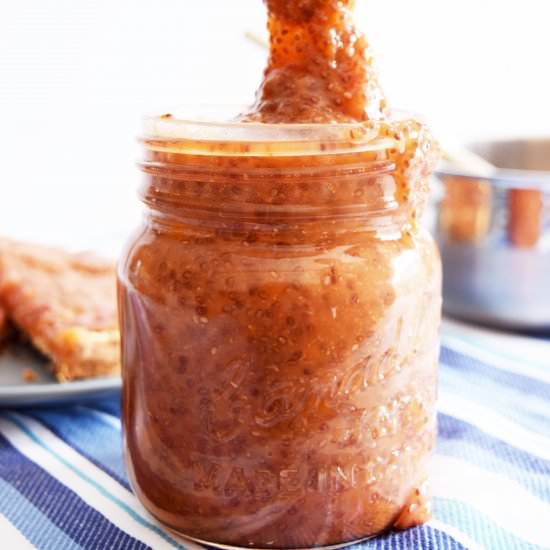 Strawberry Mango Chia Seed Jam - Recipe photo by straightfromthejar