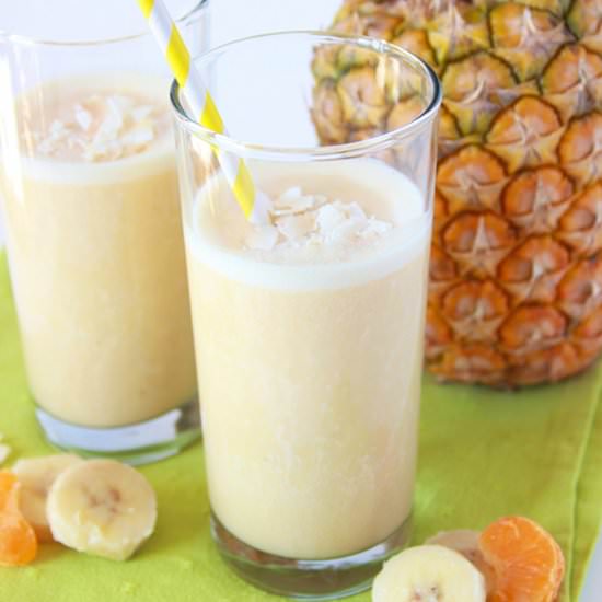 Pineapple Orange Banana Smoothie - Recipe photo by cookingwithruthie
