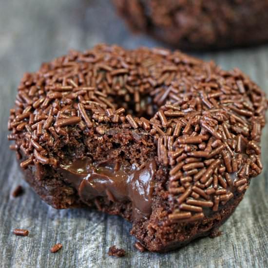 Chocolate Blackout Doughnuts - Recipe photo by ELaBau