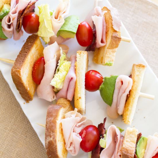 The Ultimate Turkey Club Skewers - Recipe photo by a latte food
