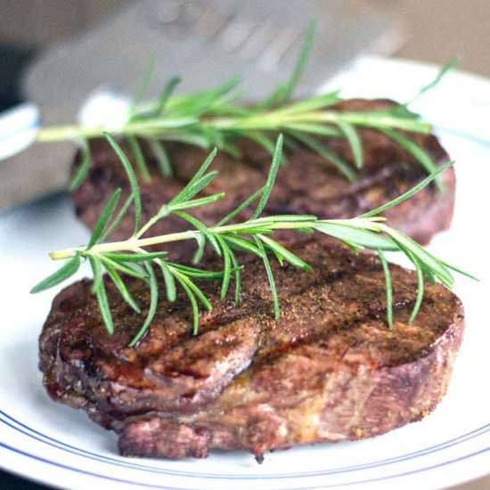 Father's Day Grilled Steak - Recipe photo by The Culinary Camper