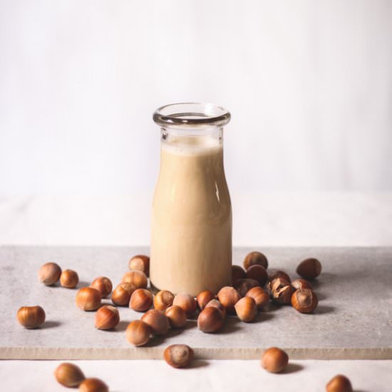 Roasted Hazelnut Milk - Recipe photo by tohercore