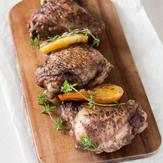 Crockpot Allspice Orange Chicken - Recipe photo by recipesfromapantry