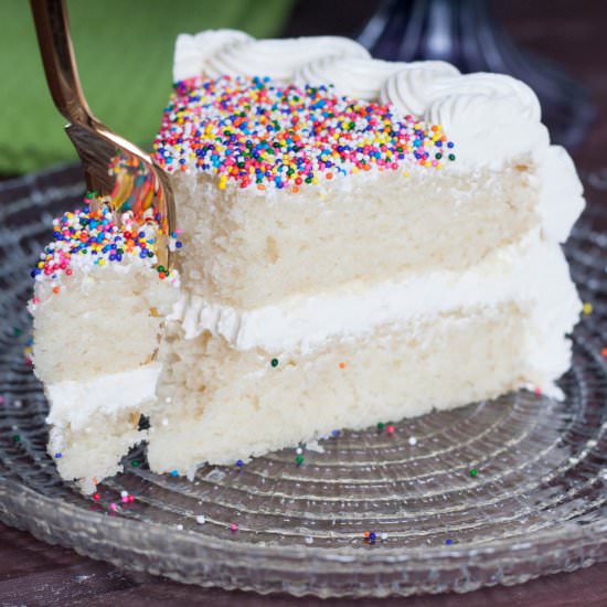 White Cake From Scratch - Recipe photo by GoodieGodmother