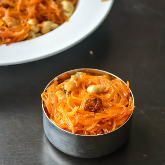 Semiya Kesari/ Vermicelli Sweet - Recipe photo by Relishthebite