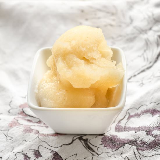 Ginger Pear Sorbet - Recipe photo by TwistedTastes