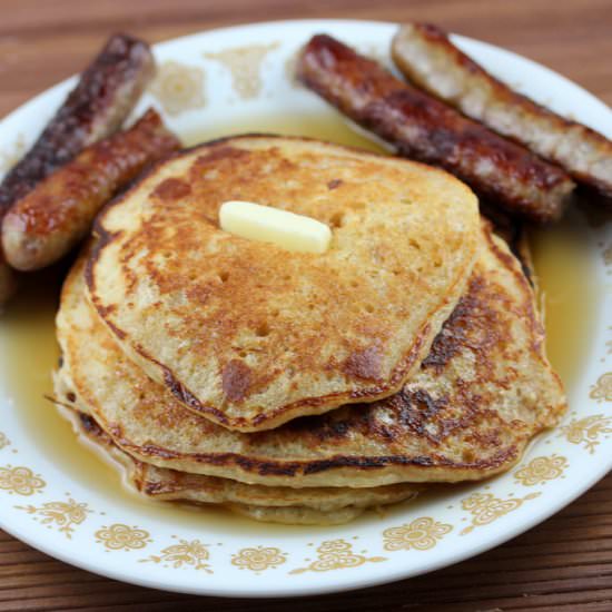 Graham Cracker Buttermilk Pancakes - Recipe photo by cullys kitchen