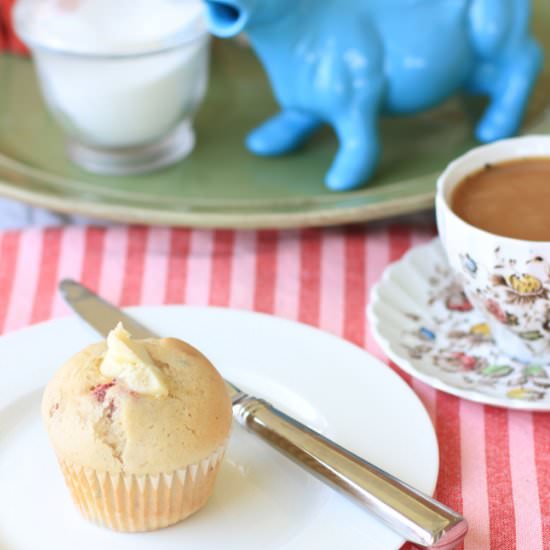 Strawberry Mint Muffins - Recipe photo by asouthernmother