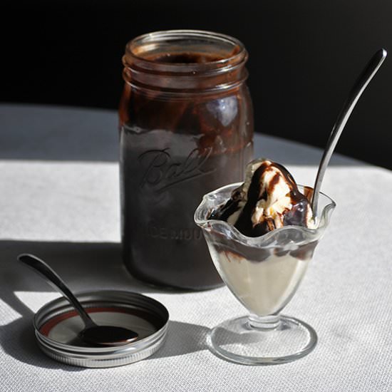 Homemade Hot Fudge Sauce - Recipe photo by BatterandDough